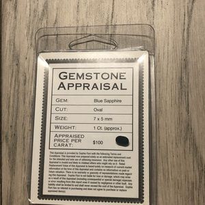 Blue Sapphire approximately 1 CT loose stone